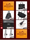 HERMES BIRKIN 25 (Pre-owned) - Black, Box calf leather, Phw